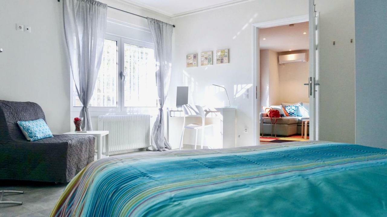 Stylish Apartment With Patio, 5Min To Metro Athens Exterior photo